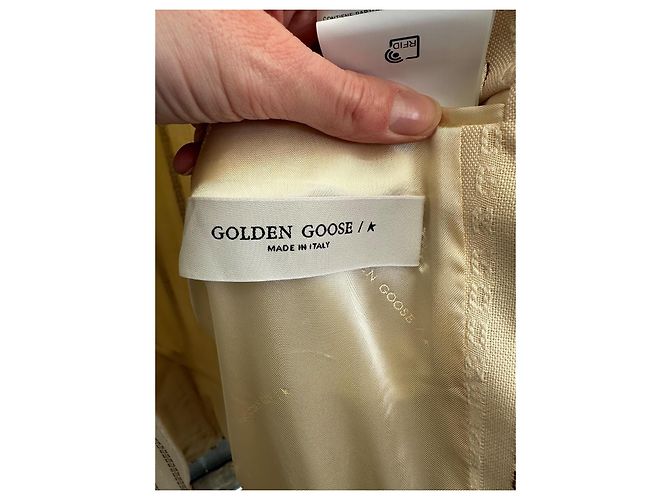Blazer Golden Goose Creme de Algodão Tamanho 44 Cru - vista 7