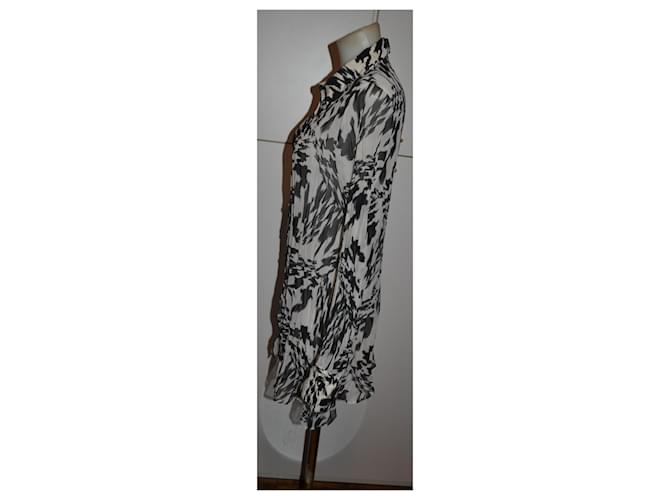 Escada Oversized Hemd Schwarz Weiß - Ansicht 3