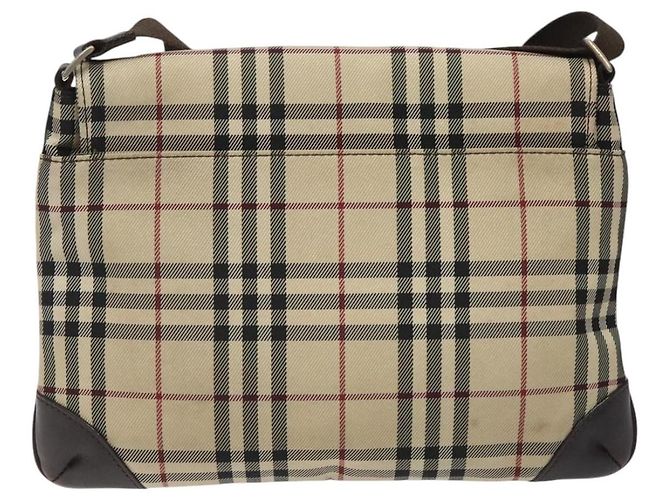 Burberry Nova check Canvas and Leather Beige - vista 2