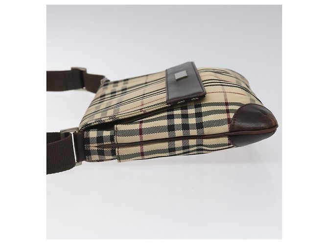 Burberry Nova check Canvas and Leather Beige - vista 4