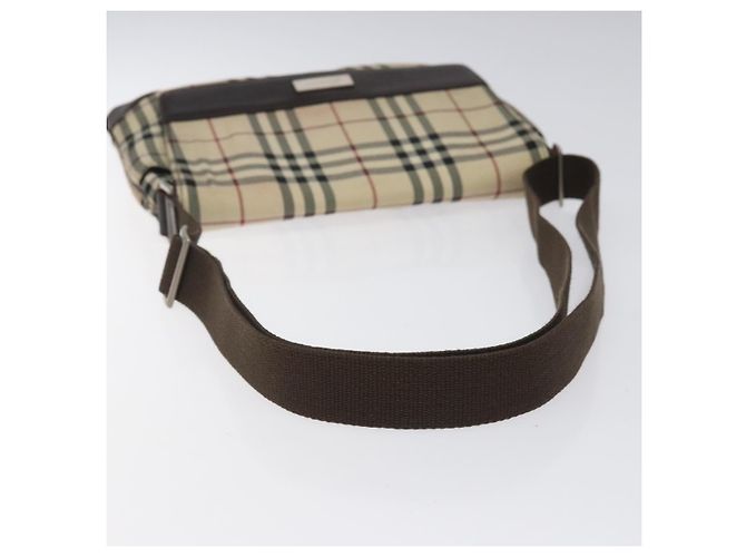 Burberry Nova check Canvas and Leather Beige - vista 7