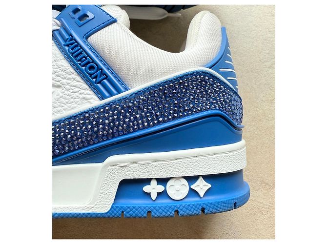 Sneaker Louis Vuitton Bianco Blu - vista 12