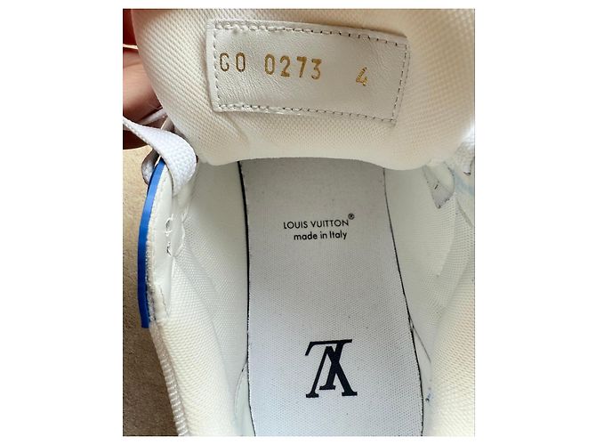 Sneaker Louis Vuitton Bianco Blu - vista 13