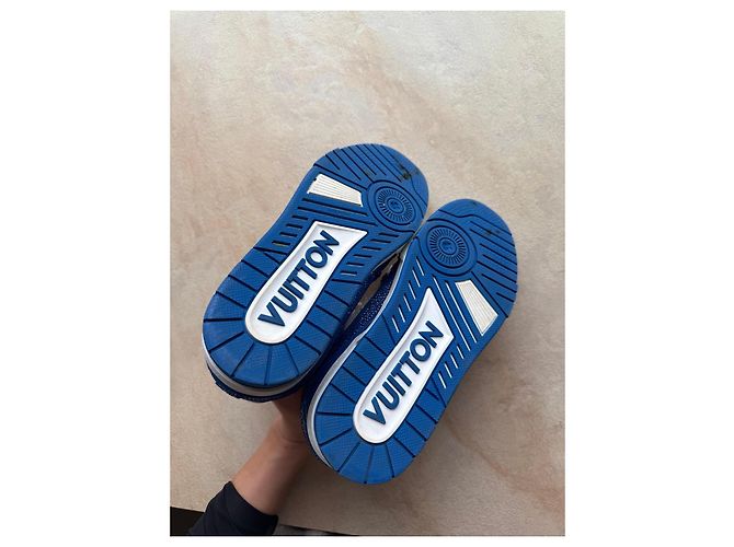 Sneaker Louis Vuitton Bianco Blu - vista 14