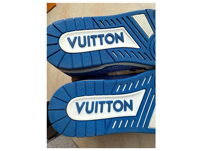 Sneaker Louis Vuitton Bianco Blu - vista 15