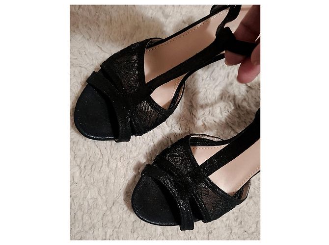 Autre Marque Schwarze Renda High Heel Sandalen Größe 40 - Ansicht 4