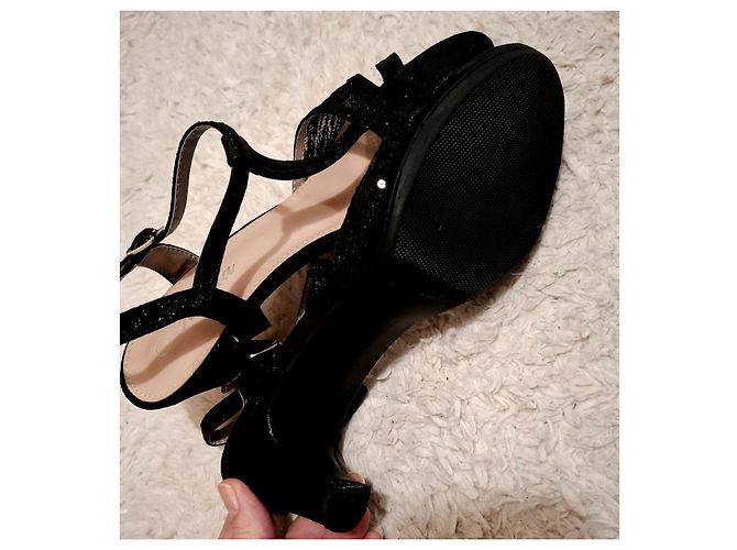 Autre Marque Schwarze Renda High Heel Sandalen Größe 40 - Ansicht 8