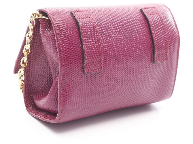 Borsa a spalla in pelle viola Salvatore Ferragamo Porpora - vista 2