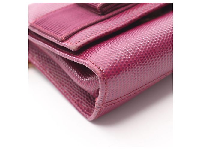 Borsa a spalla in pelle viola Salvatore Ferragamo Porpora - vista 6