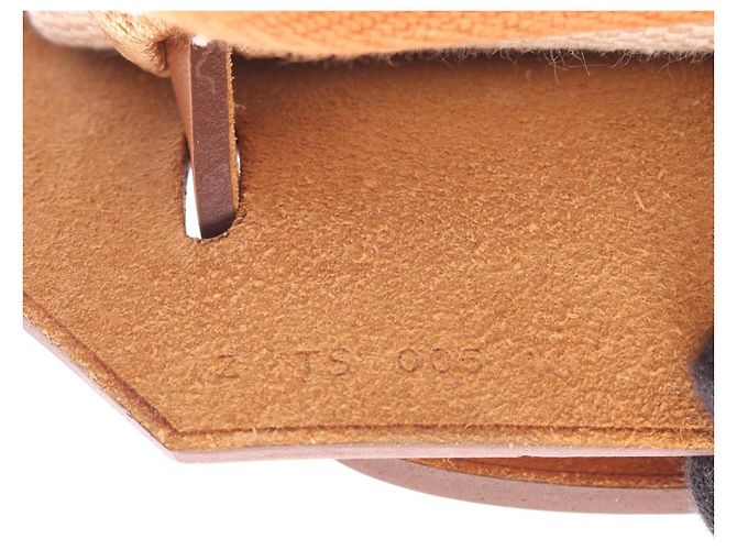 Mochila Bolsa Hermès Herbag Zip Add PM Ecru Natural Marrom Bege - vista 5