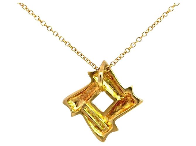 Tiffany & Co. Quadratische Halskette mit Schleifenband - Ansicht 3