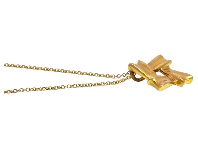 Tiffany & Co. Quadratische Halskette mit Schleifenband - Ansicht 4
