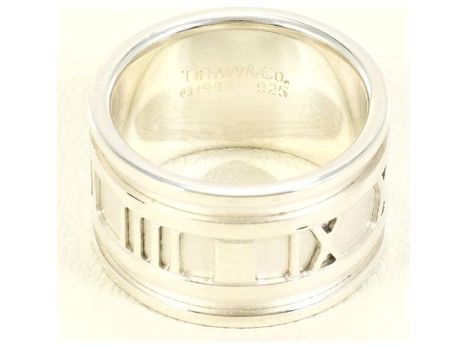 Anello Larghezza Atlas in Argento Tiffany & Co. - vista 3