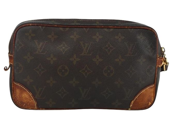 LOUIS VUITTON Clutch Marly Dragonne GM Monogram M51825 LV Auth BA11672 Monogramma - vista 2