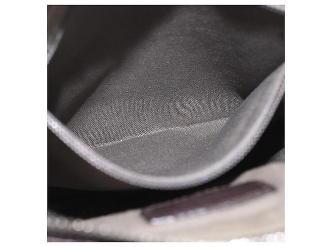 Borsa a Spalla Salvatore Ferragamo in Pelle Nera Oro Auth BA11653 Nero D'oro - vista 21