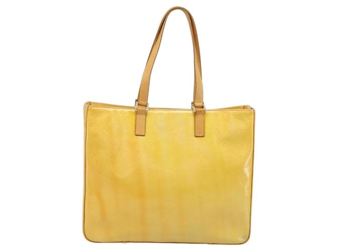 LOUIS VUITTON Borsa Tote Columbus Monogram Vernis Grigio M91028 LV Auth gh2014 - vista 2