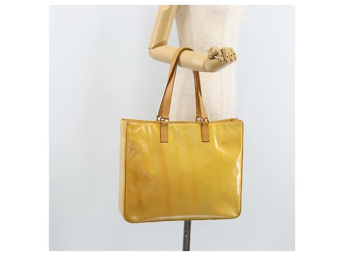 LOUIS VUITTON Borsa Tote Columbus Monogram Vernis Grigio M91028 LV Auth gh2014 - vista 23