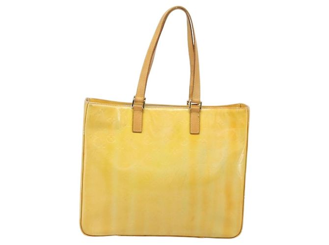 LOUIS VUITTON Borsa Tote Columbus Monogram Vernis Grigio M91028 LV Auth gh2014 - vista 3