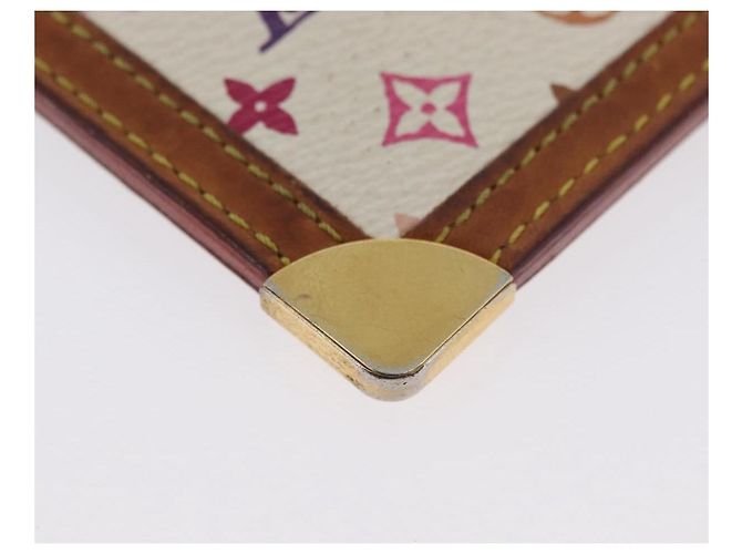 LOUIS VUITTON Monogramm Multicolor Pochette Cles Tasche Weiß M92655 Auth AMZ391A - Ansicht 15
