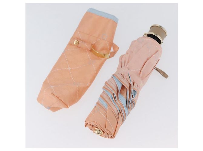 Céline CELINE Macadam Canvas Folding Umbrella Nylon Orange Auth YKZ609A - view 14