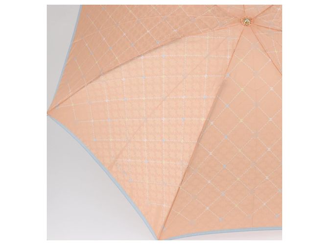 Céline CELINE Macadam Canvas Folding Umbrella Nylon Orange Auth YKZ609A - view 5