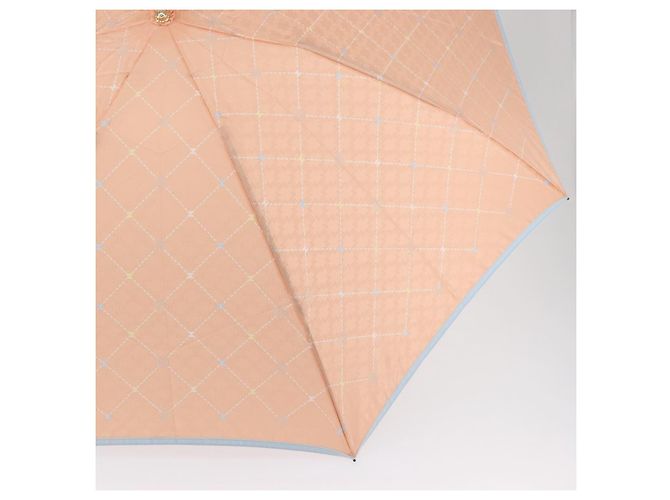 Céline CELINE Macadam Canvas Folding Umbrella Nylon Orange Auth YKZ609A - view 6