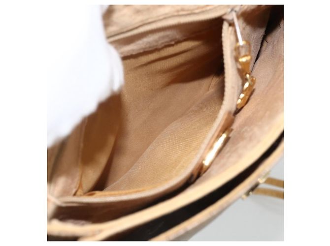 Gucci Borsa a Spalla Micro GG Supreme PVC Beige Oro 007 92 5548 Auth th6642 D'oro - vista 21