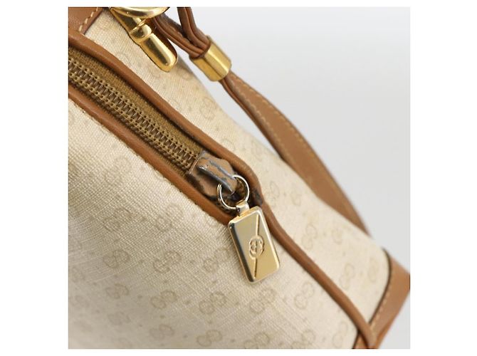 Gucci Borsa a Spalla Micro GG Supreme PVC Beige Oro 007 104 4916 Auth bs34174 D'oro - vista 14