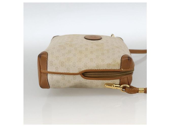 Gucci Borsa a Spalla Micro GG Supreme PVC Beige Oro 007 104 4916 Auth bs34174 D'oro - vista 5