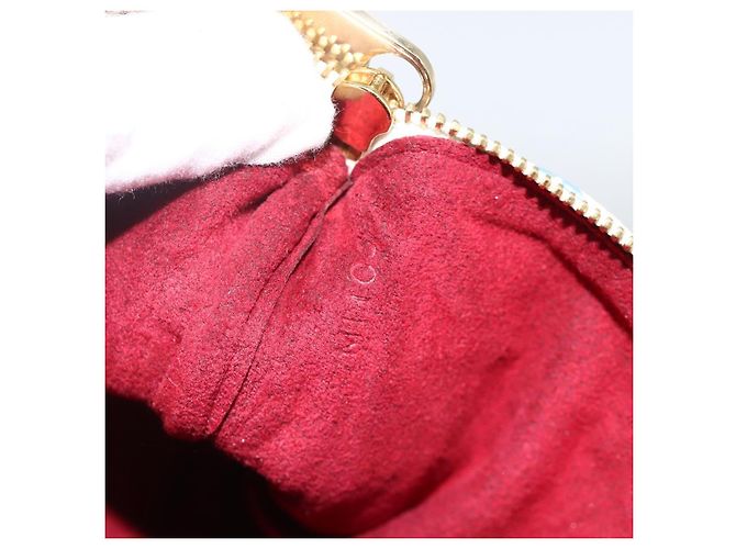 LOUIS VUITTON Monogram Multicolor Pochette GM Pouch White M60027 Auth YKZ490A - view 11