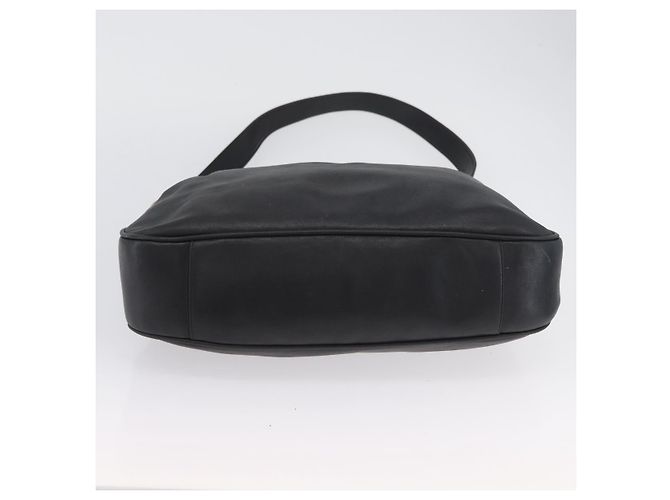 Borsa a Spalla in Pelle Gucci Bamboo 2way Nera Oro 001 1577 Auth ep13983 Nero D'oro - vista 11