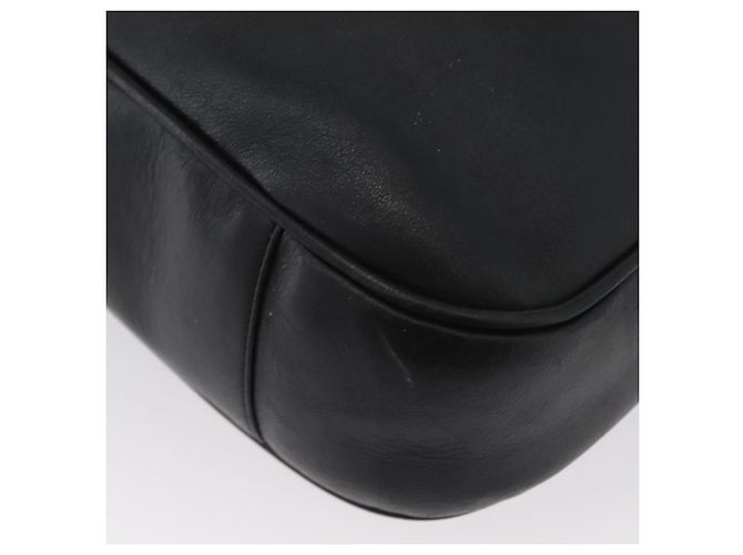 Borsa a Spalla in Pelle Gucci Bamboo 2way Nera Oro 001 1577 Auth ep13983 Nero D'oro - vista 13