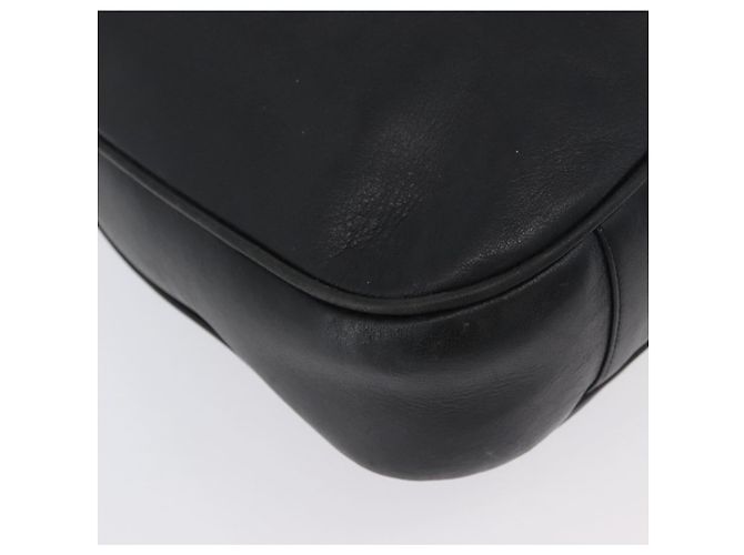 Borsa a Spalla in Pelle Gucci Bamboo 2way Nera Oro 001 1577 Auth ep13983 Nero D'oro - vista 14
