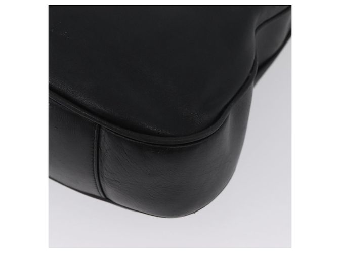 Borsa a Spalla in Pelle Gucci Bamboo 2way Nera Oro 001 1577 Auth ep13983 Nero D'oro - vista 15