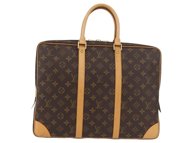 LOUIS VUITTON Monogram Porta Documenti da Viaggio Borsa Business M53361 Auth ep13924 Monogramma - vista 13