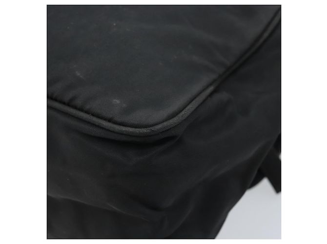 Borsa a Spalla PRADA in Nylon Nero Argento Autentica BSZ143 - vista 12