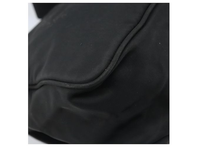 Borsa a Spalla PRADA in Nylon Nero Argento Autentica BSZ143 - vista 13