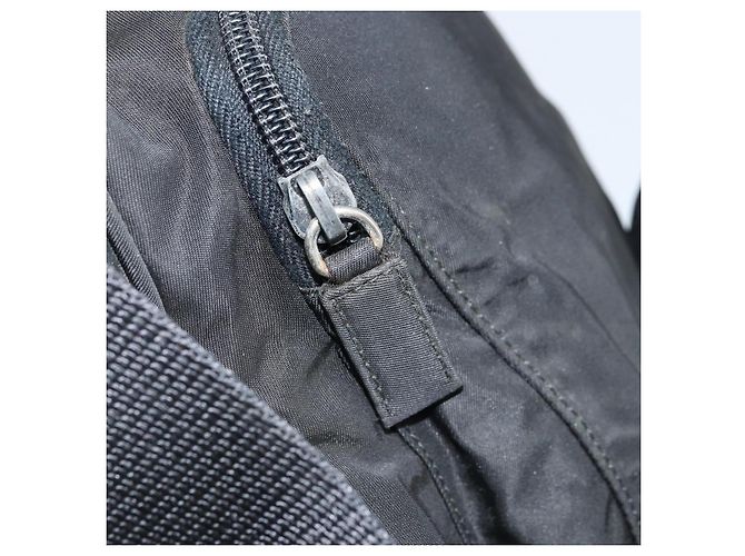 Borsa a Spalla PRADA in Nylon Nero Argento Autentica BSZ143 - vista 25