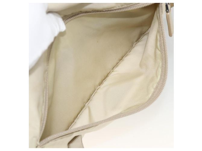 PRADA Schultertasche Nylon Beige Silber Authentisch AMZ363 - Ansicht 26