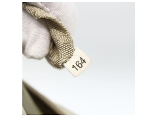 PRADA Schultertasche Nylon Beige Silber Authentisch AMZ363 - Ansicht 27