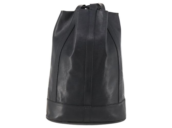 LOUIS VUITTON Borsa a Spalla Epi Randonnee GM Nera M43082 LV Auth hk3445 Nero - vista 13