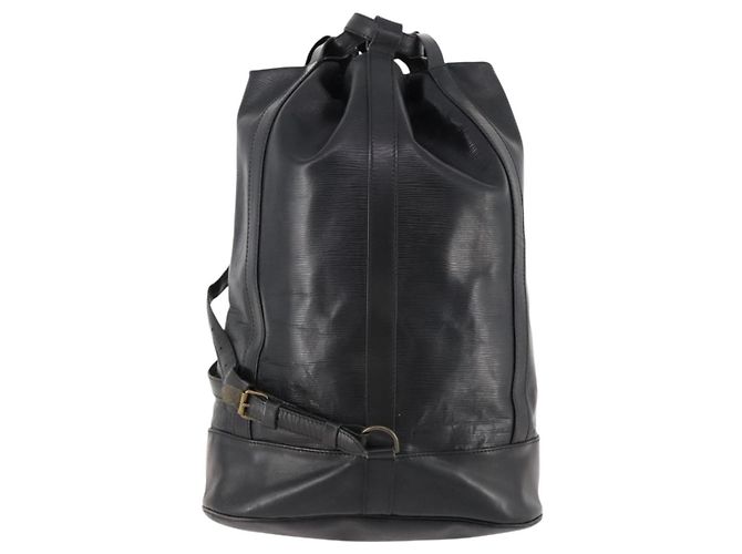 LOUIS VUITTON Borsa a Spalla Epi Randonnee GM Nera M43082 LV Auth hk3445 Nero - vista 2