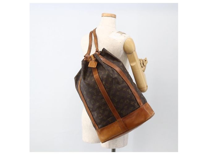 LOUIS VUITTON Borsa a Spalla Monogram Randonnee GM M42244 LV Auth ARZ458 Monogramma - vista 21