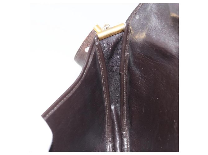 Borsa a Spalla in Tela Trotter Christian Dior Beige Oro Auth ARZ539 - vista 20