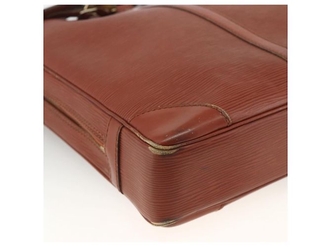 LOUIS VUITTON Epi Porta Documenti da Viaggio Borsa Business Marrone M54478 Auth BA11658 - vista 14