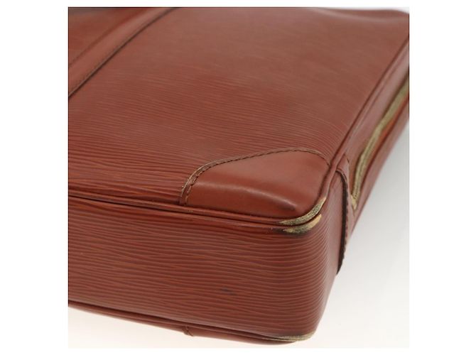 LOUIS VUITTON Epi Porta Documenti da Viaggio Borsa Business Marrone M54478 Auth BA11658 - vista 15