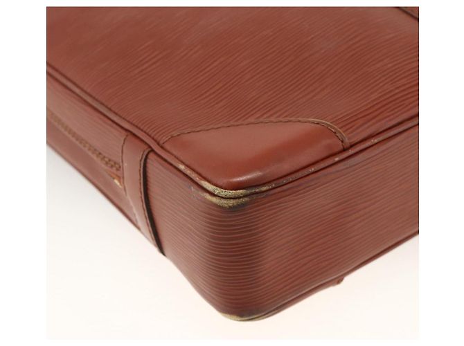 LOUIS VUITTON Epi Porta Documenti da Viaggio Borsa Business Marrone M54478 Auth BA11658 - vista 16