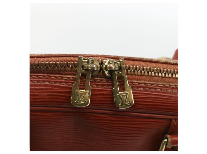 LOUIS VUITTON Epi Porta Documenti da Viaggio Borsa Business Marrone M54478 Auth BA11658 - vista 18