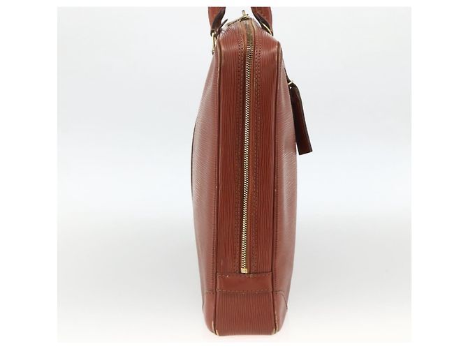 LOUIS VUITTON Epi Porta Documenti da Viaggio Borsa Business Marrone M54478 Auth BA11658 - vista 3