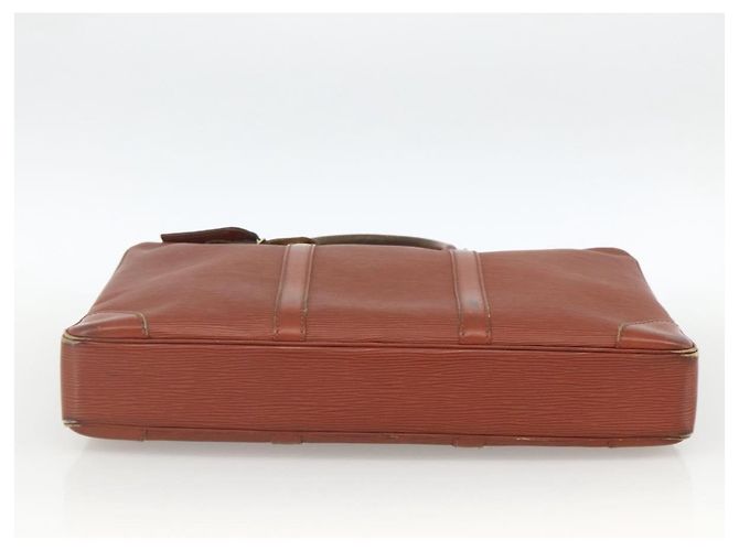 LOUIS VUITTON Epi Porta Documenti da Viaggio Borsa Business Marrone M54478 Auth BA11658 - vista 5